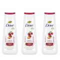 Dove Moisturizing Body Wash Cranberry & Orange Peel, 20 oz 3 In 1